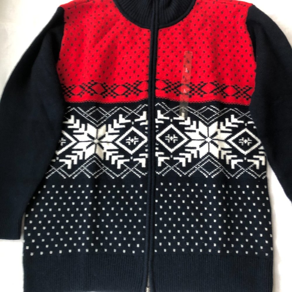 NWT Christmas Jacket / Cardigan, size L
